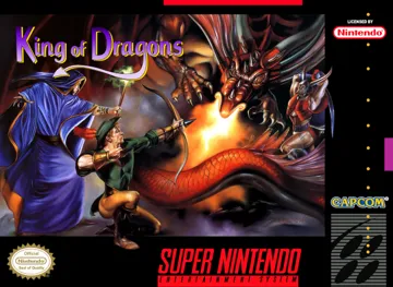 King of Dragons (USA) box cover front